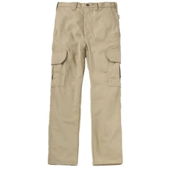 Tyndale Mens U215T Utility Fr Cargo Classic Fit Khaki Pants - Picture 1 of 13